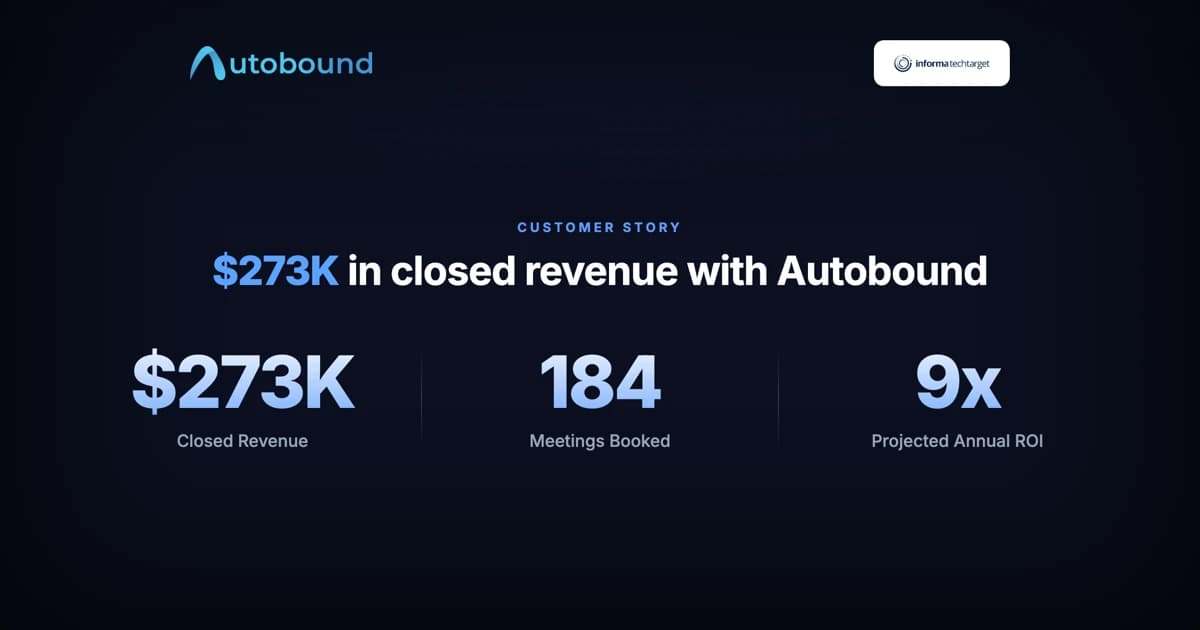 Informa TechTarget (GTM) success story with Autobound