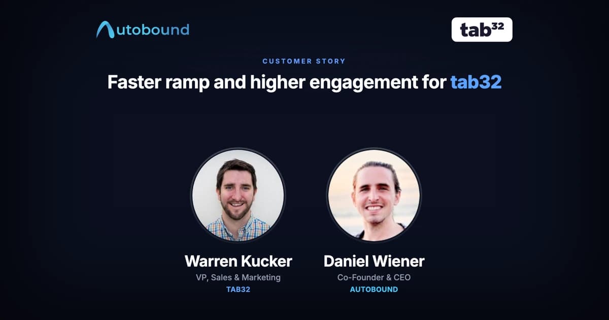 tab32 success story with Autobound