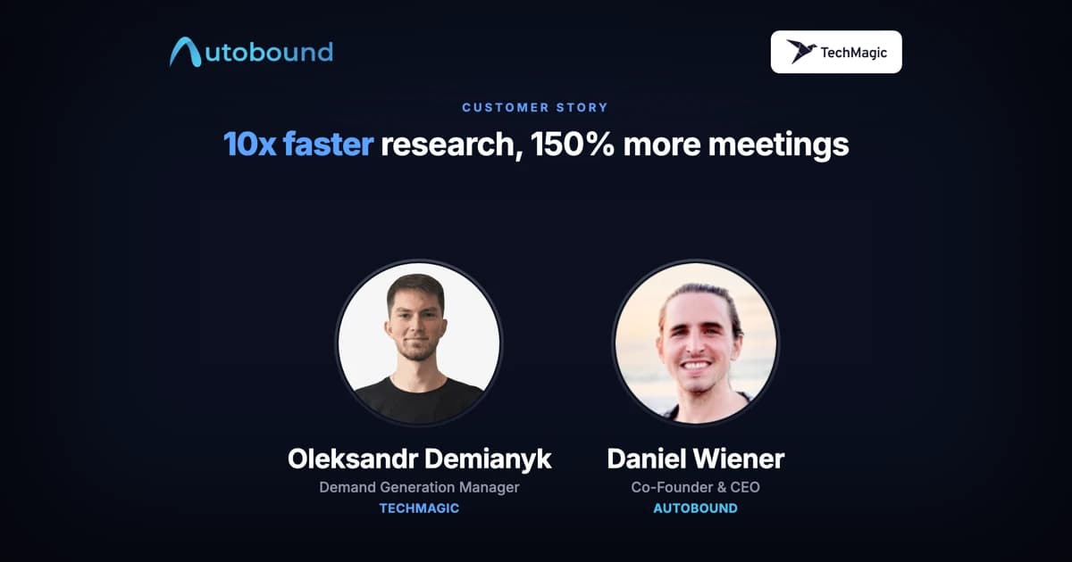 Techmagic success story with Autobound