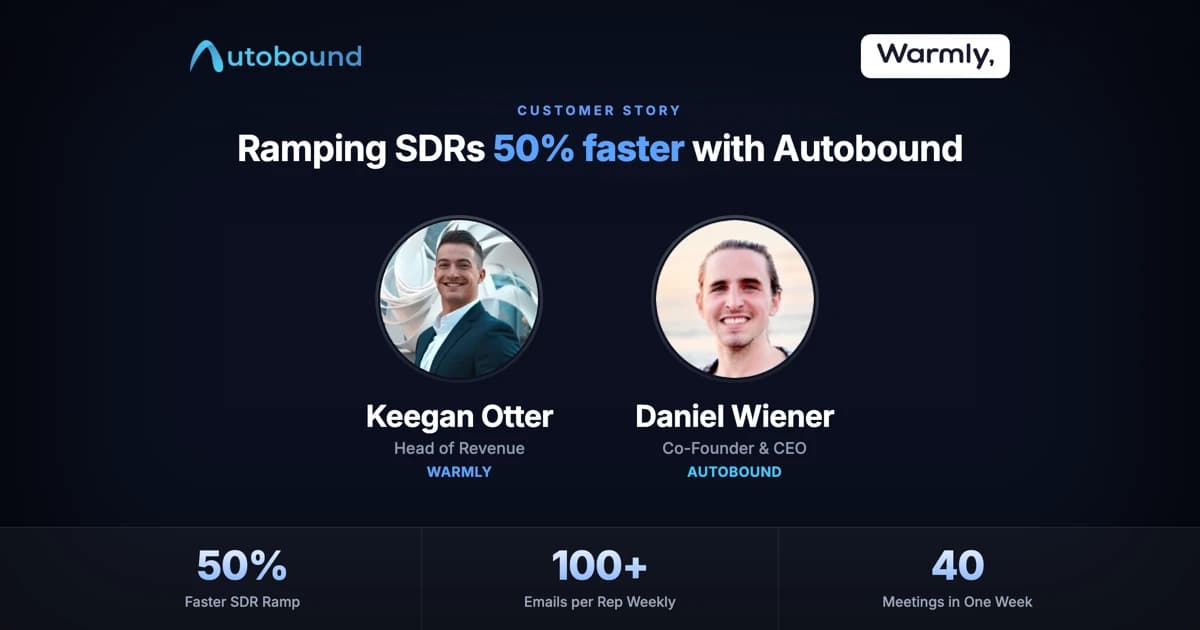 Warmly success story with Autobound