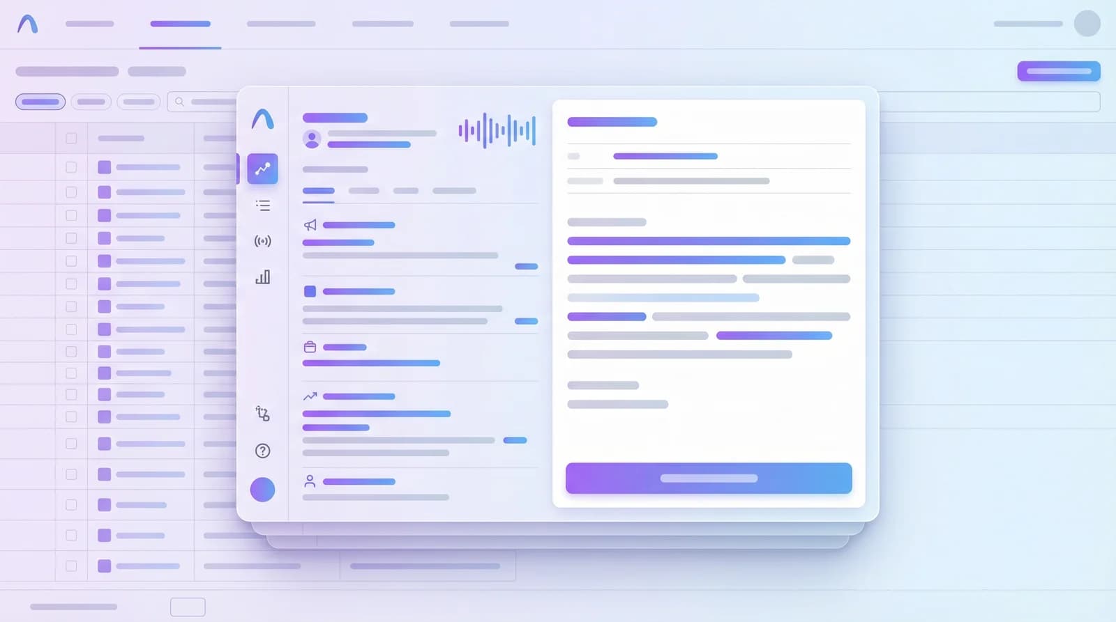AI content generation showing personalized email with signal-based insights