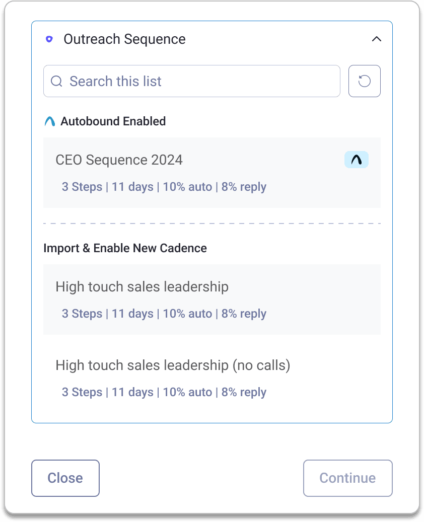 Choose your sequence